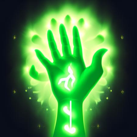 03697-4102979217-cureglowing_(skill icon_),1hand silhouette,arm up,glowing,baby green theme.png